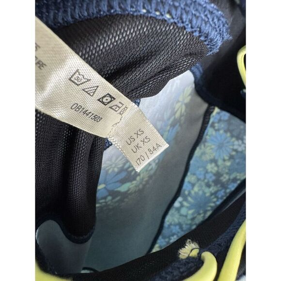 FREE PEOPLE FP MOVEMENT SHE'S GOT RHYTHM PRINTED ONE PIECE STRAPPY JUMPSUIT XS - Picture 2 of 7